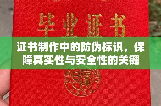 王益证书制作中的防伪标识，保障真实性与安全性的关键