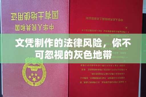 王益文凭制作的法律风险，你不可忽视的灰色地带