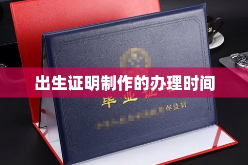 王益出生证明制作的办理时间