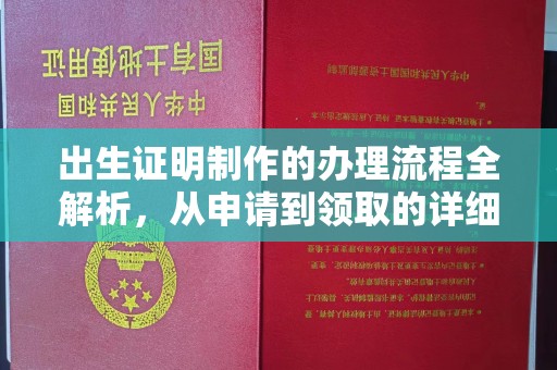 王益出生证明制作的办理流程全解析，从申请到领取的详细指南