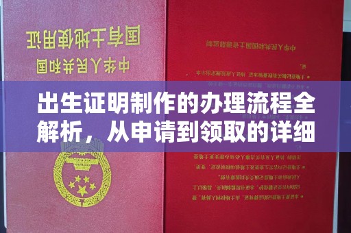 王益出生证明制作的办理流程全解析，从申请到领取的详细指南