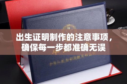 王益出生证明制作的注意事项，确保每一步都准确无误